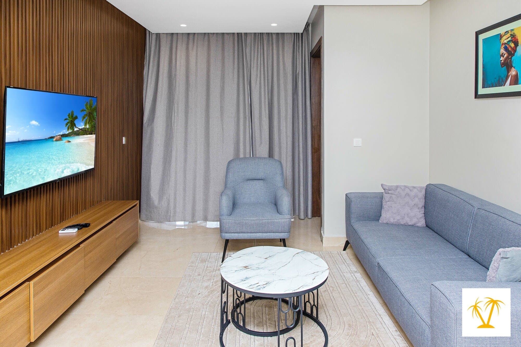 Modern 1BR Osu • Smart TV • Washer • Near Airport 5